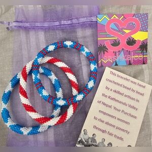 New Sashka Beaded Bracelet- Handmade and empowers woman to rise above poverty